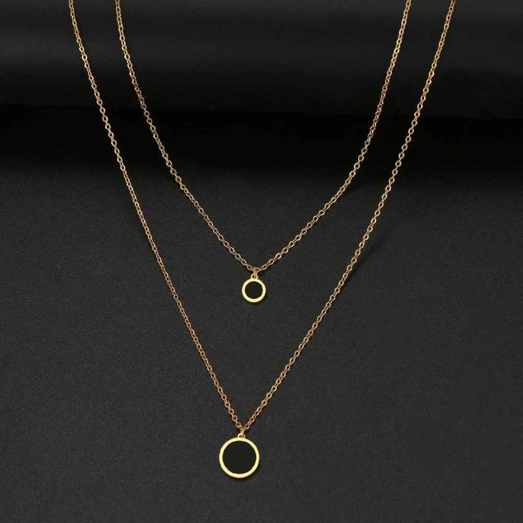 Nami – Layered Circle Pendant Necklace