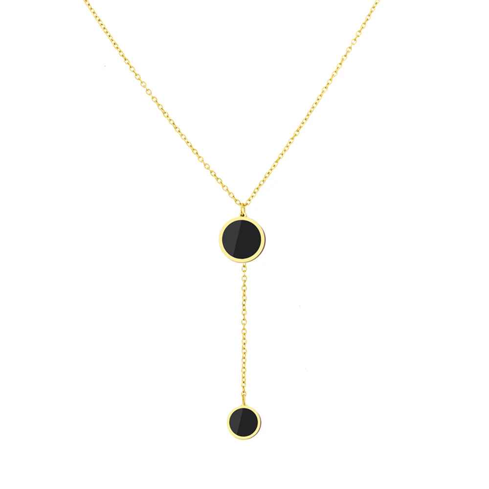 Vero - Stainless Steel Long Tassel Necklace
