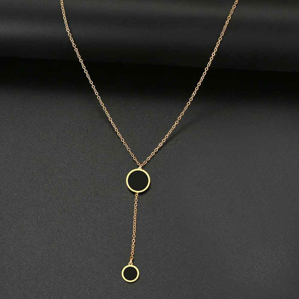 Vero - Stainless Steel Long Tassel Necklace