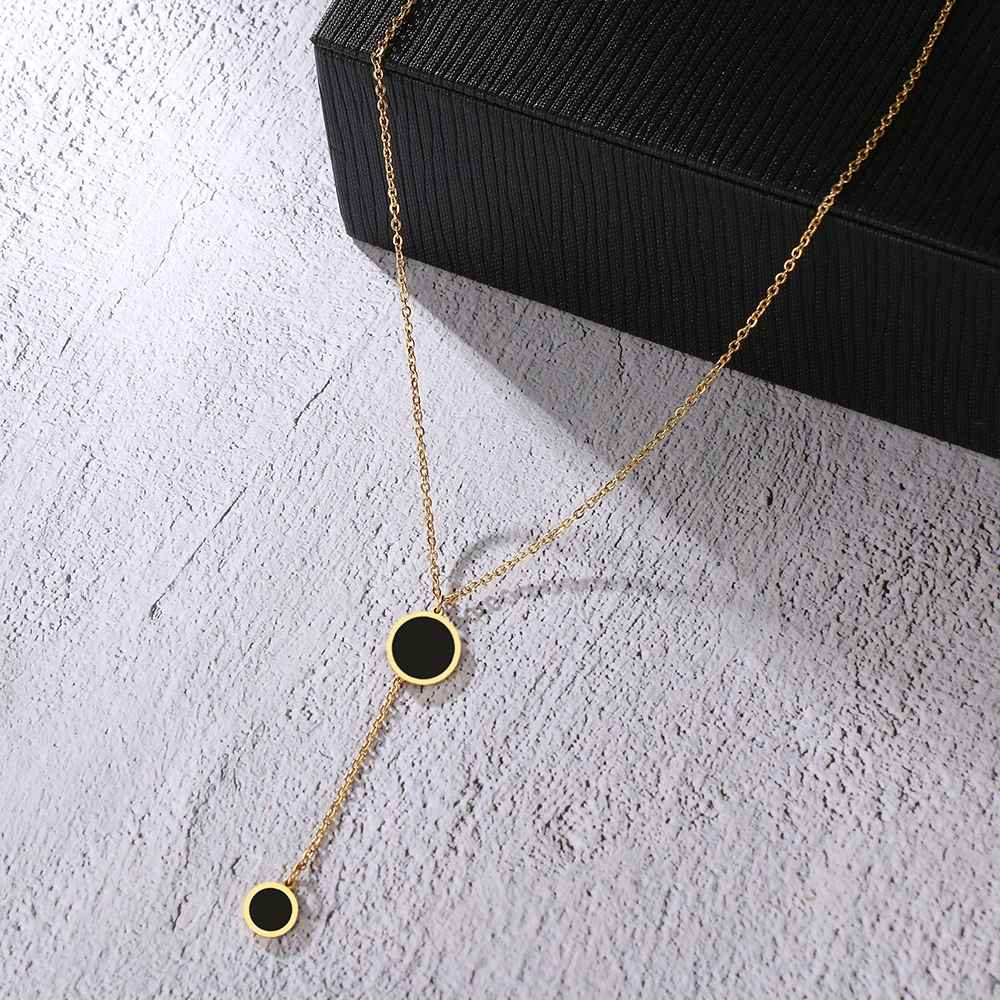 Vero - Stainless Steel Long Tassel Necklace
