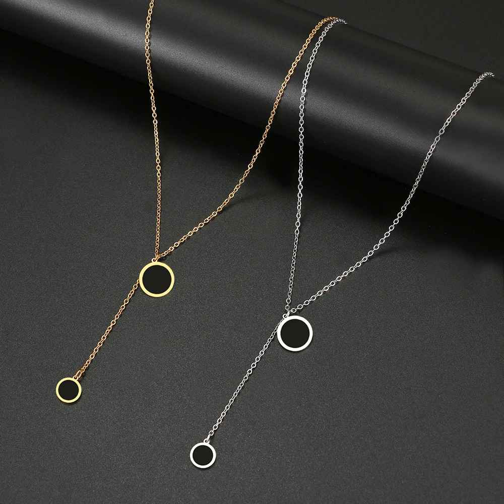 Vero - Stainless Steel Long Tassel Necklace
